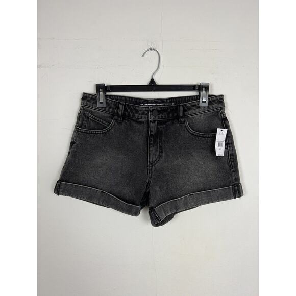 NWT Volcom black jean shorts. Size 27 - Picture 1 of 5
